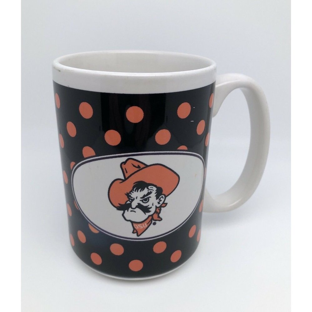 OSU Oklahoma State Cowboys Pistol Pete Ceramic Mug - Vintage